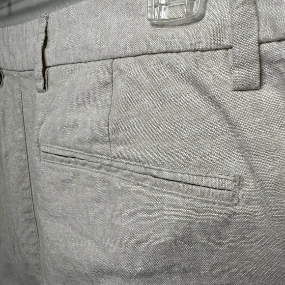 Old Navy Men's 90's Straight Linen-Blend Chino Pants 32x30 55% Linen 45% Cotton - Picture 6 of 9